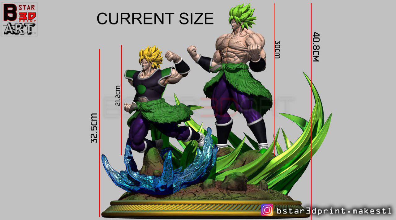 Broly Diorama