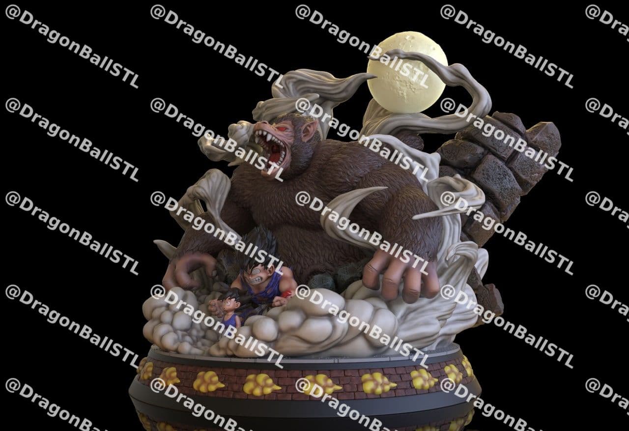 Goku Ozaru Diorama