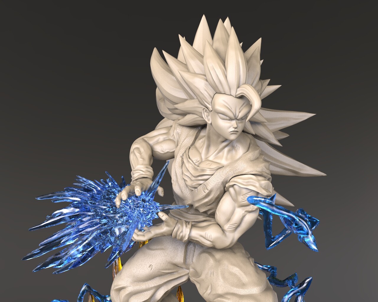Goku SSJ3 Kame Hame Ha