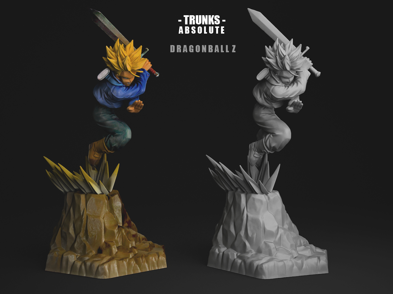 Trunks SSJ Diorama