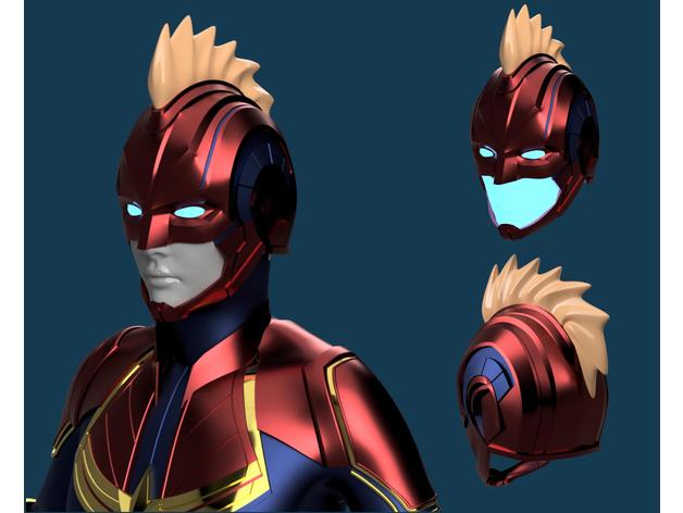 Capitana Marvel Casco