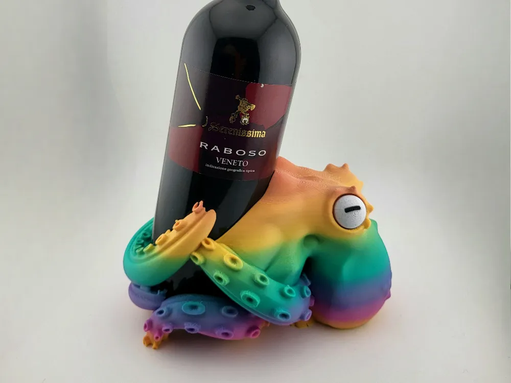 Soporte de Vino Pulpo II