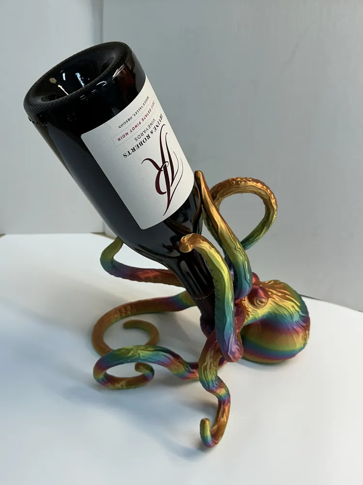 Soporte de Vino Pulpo