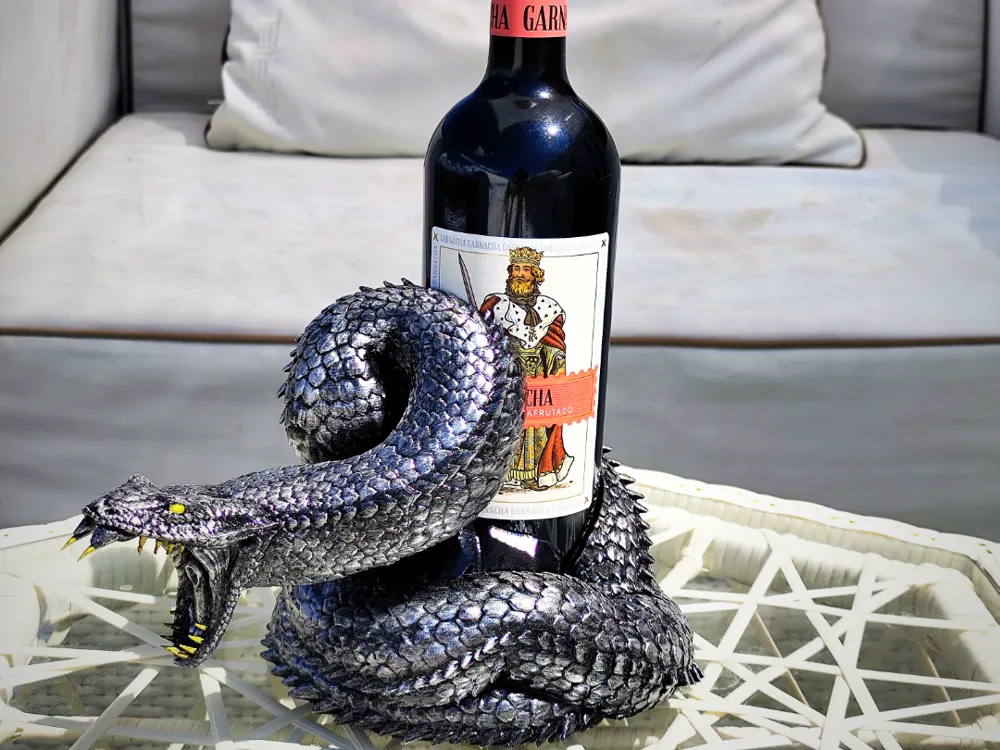Soporte de Vino Serpiente