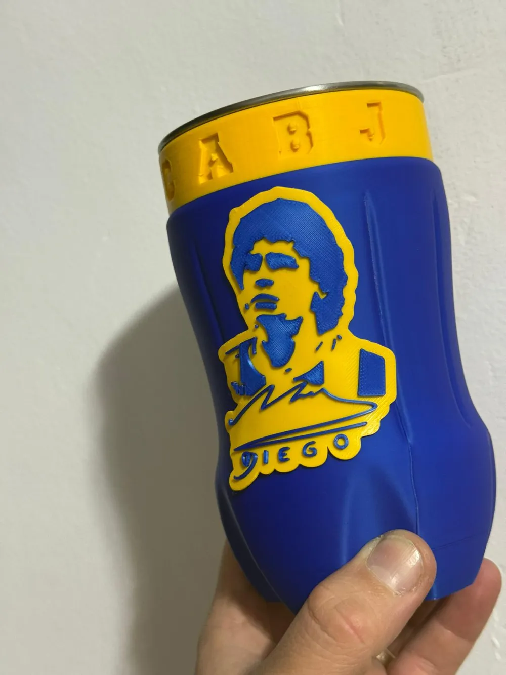 Vaso Botella Boca Jr