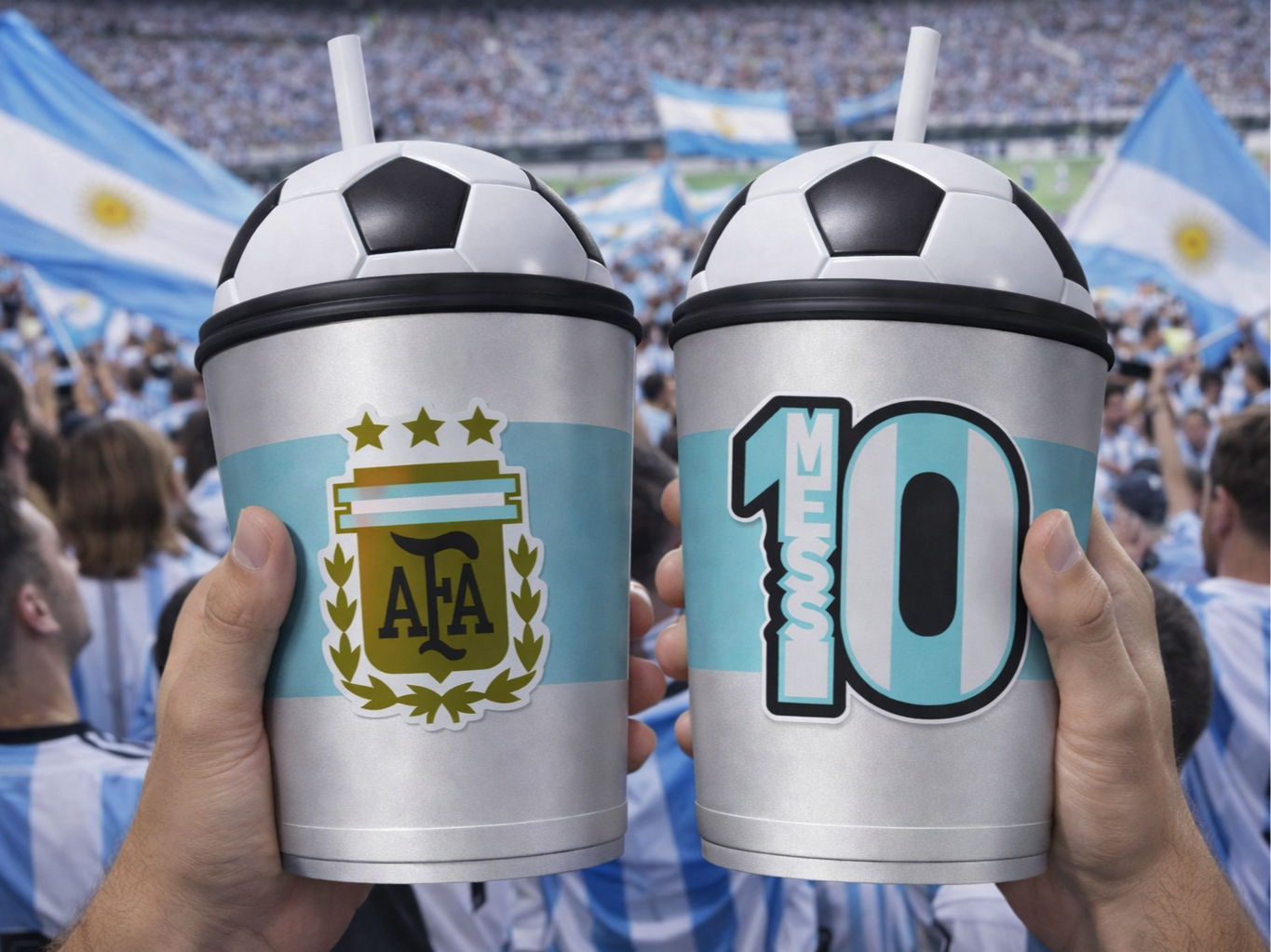 Vaso Milkshake Messi