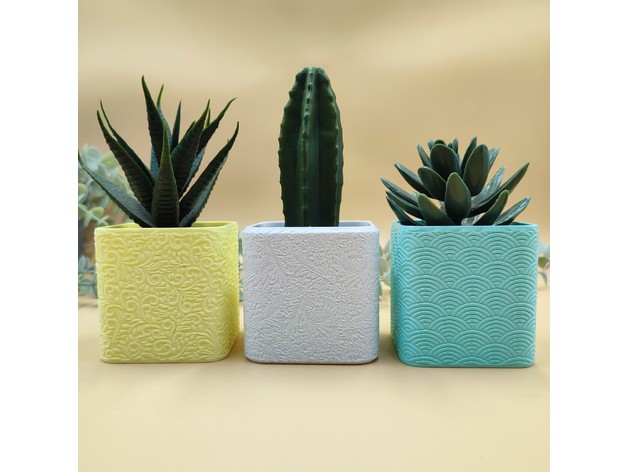 Maceta Cubo Moderno
