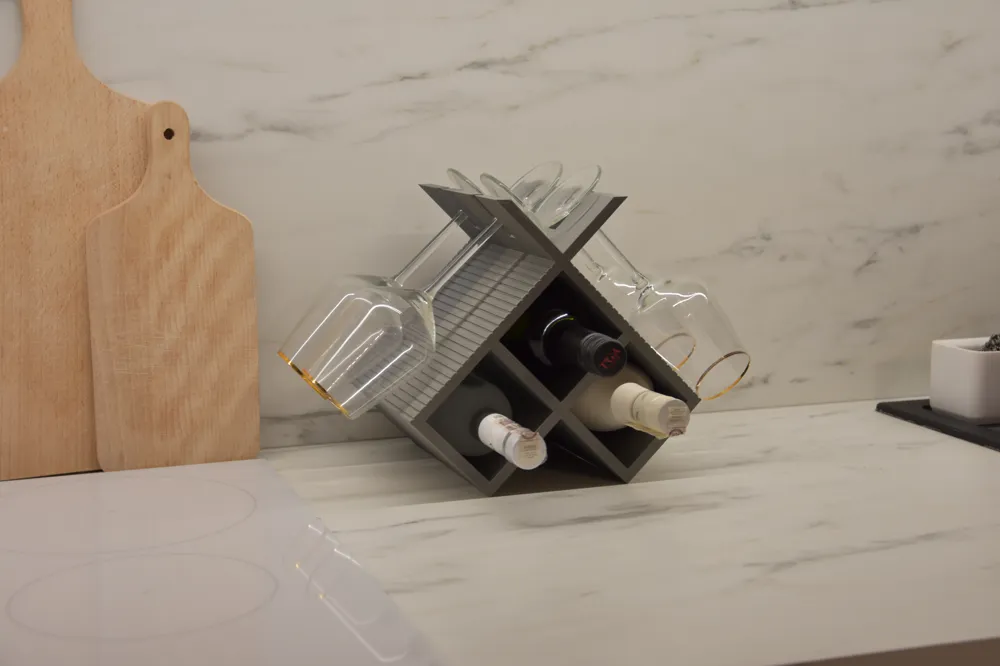 Organizador para Vino y Copa