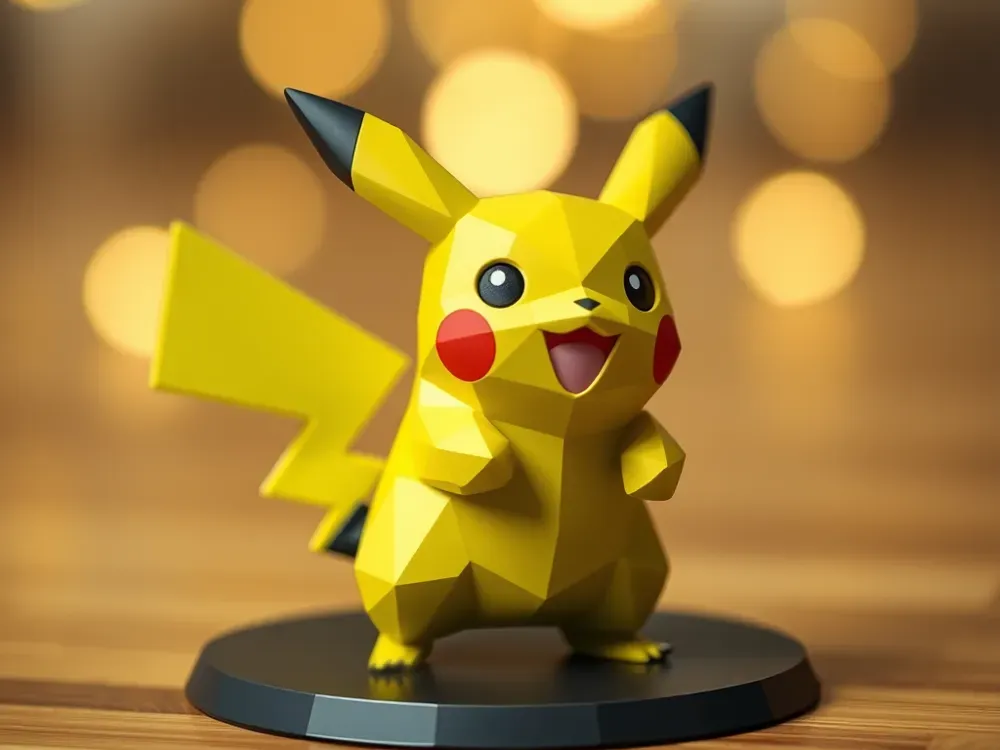 Low Poly Pikachu