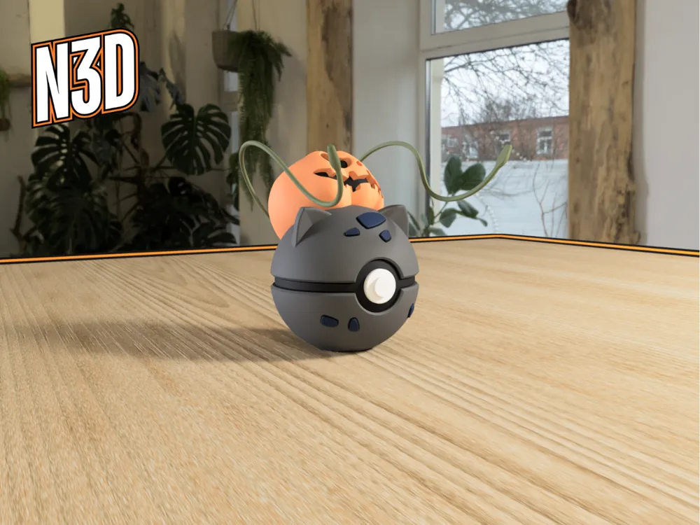 Cadılar Bayramı Bulbasaur Pokeball