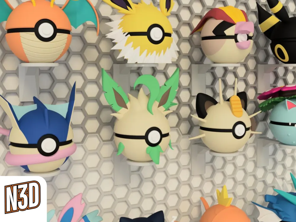Pokeball Duvar Standı