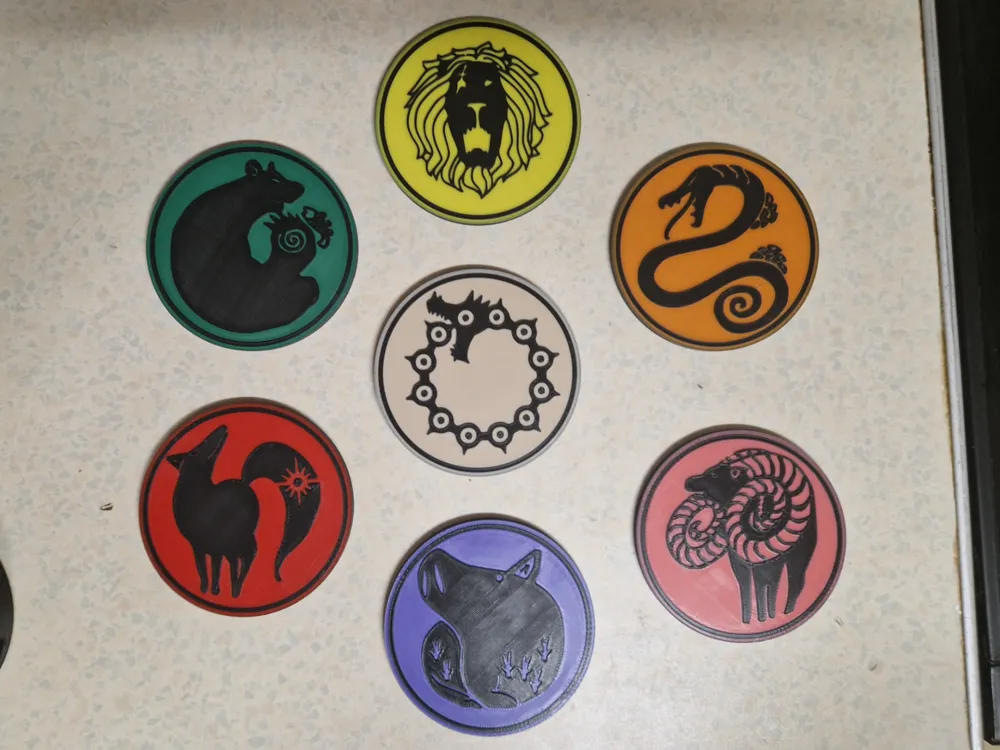 Posavasos   Seven Deadly Sins