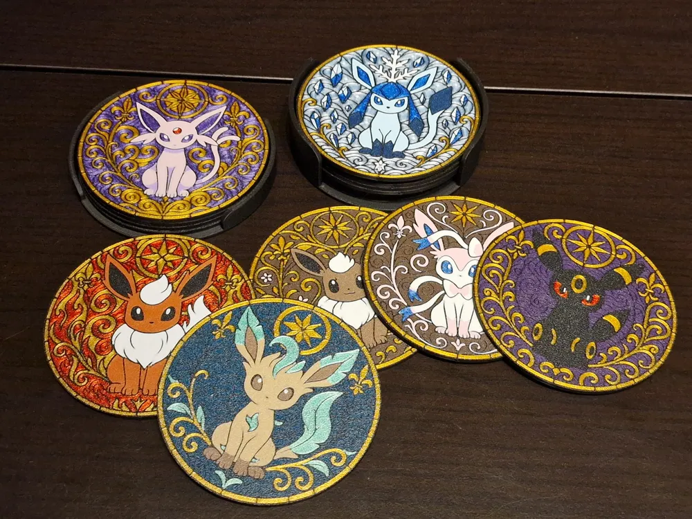 Posavasos Eevee Evoluciones